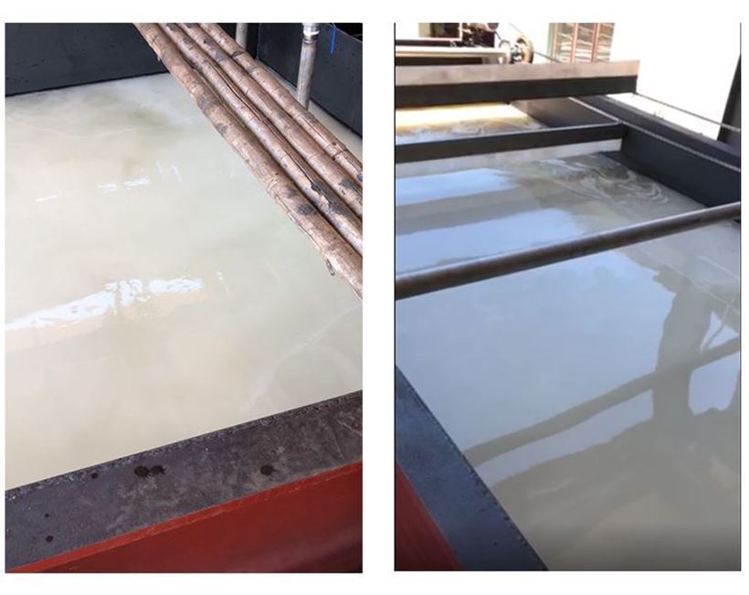 氣浮機(jī)調(diào)試出乳白狀氣水